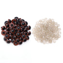 50Pcs/Lot 8-20mm Plastic Eyeball Doll Accessories Black Plush Safety Eyes For DIY Crafts Funny Toy Eyes Animal Gifts Decoration