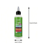 "Applying Batana Oil Chebe Oil Biotin Keratin to scalp"