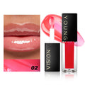 7 Color Moisturizing Lip Gloss Waterproof, Long-Lasting, Hydrating, Non-Transfer Liquid Lip Color Cosmetics