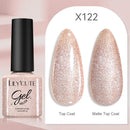 LILYCUTE 7ML 125 Colors Gorgeous Glitter Red Nail Gel Polish Semi Permanent Soak Off LED UV Gel Nail Art Manicure Varnish