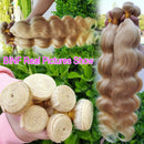 #613 Honey Blonde Body Wave Human Hair Bundles With HD Closure Frontal 4x4 13x4 Virgin Hair Loose Body Wave Bundles With Closure