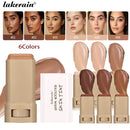 Skin Tint Foundation Stick 6 Colors Balm Serum Boosted Smooth Plumper Hight Coverage Travel Bronze Foundation Stick Makeup