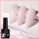 LILYCUTE 7ML Jelly Amber Gel Nail Polish Autumn Nail Art Bloom Leopard Pattern Nail Gel Semi Permanent UV Gel Polish Varnishes