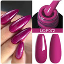 LILYCUTE Dark Grey Matte Color Series Gel Nail Polish Winter Long Lasting Full Coverage Manicure Soak Off Nails Art Gel Varnish