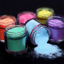 6 Colors Glitter Candy Sugar Sand Loosen Powder Dust Woolen Nail Art Powder 10ml Per Jar