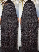 300 Density Human Hair Wigs 100% Transparent Curly Wigs 13x6 Hd Lace Frontal Wig Brazilian High Density Deep Wave Wigs 40 Inch