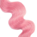 Rose Pink Color Body Wave Bundles Human Hair Unprocessed Virgin Hair Colored Fashion Pink Raw Hair 1/2/3/4 Bundles Deals