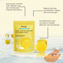 HOYGI Turmeric Kojic Acid Cleansing Pads Gentle Exfoliating Cleansing Pores Oil Control Brighten Smooth Washing Sponge Skin Care