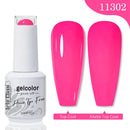 Arte Clavo Red Series Nail Polish Party Colors Gel Varnishes All For Nails Soak Off UV LED Semi Permanent Nail Art Remover Gel