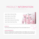 5/3pcs/Set Sakura Skin Care Sets Face Cream Serum Toner Facial Cleanser Sunscreen Eye Cream Gift Box Face Skin Care Set Product