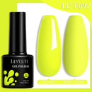 LILYCUTE 7ML Nail Gel Polish Full Coverage Manicure No Wipe Top Coat Base Coat Primer Soak Off LED UV Gel Nail Art Gel Varnish