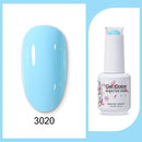 Clou Beaute 15ml Red Black White Green Neon Gel Nail Polish Base Top Coat Velvet Top 400 Colors Semi Permanent Gel Nail Varnish