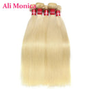 Alimonica Bundles Honey 613 Blonde Remy Brazilian Straight Hair Weave Weft Remy Human Hair Bundles 8 - 40 Inch Free Shipping