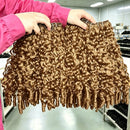 #27 Honey Blonde Burmese Curly Hair Bundles Human Hair 14-24" Deep Curly Bundles Double Weft 100G/PC Vietnamese Virgin Hair