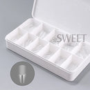 550pcs Soft Gel Nail Tips Medium Short Almond Coffin Full Cover Matte Extension Tool Acrylic Press on Nail French Manicure Decor