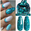 LILYCUTE Dark Grey Matte Color Series Gel Nail Polish Winter Long Lasting Full Coverage Manicure Soak Off Nails Art Gel Varnish