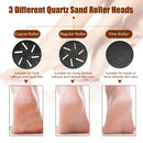 Using Replaceable Roller Foot File Pedicure Hard Skin Remover