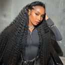 300 Density Human Hair Wigs 100% Transparent Curly Wigs 13x6 Hd Lace Frontal Wig Brazilian High Density Deep Wave Wigs 40 Inch