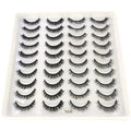 2023 New 20 pairs natural long 3D mink false eyelashes fake lashes makeup kit Mink Lashes extension eye lashes short eyelashes