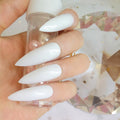 24Pcs Artificial Press On Fake Nail With Jelly Glue Super Long Ballerina Coffin False Nail DIY Wine Red Finger Tip Manicure Tool