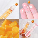 6 Colors Roll-on Fruit Essence Lip Balm Lip Oil Lip Moisturizing Mirror Primer Lip Lipstick Hydrating random Gloss Transparent