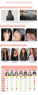 34 Inch Red Lace Front Wig Human Hair, Soft Hair Natural Hairline, 200 Density Pre Plucked 13x4 HD Lace Front Body Wave Wigs For
