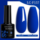 LILYCUTE 7ml Glitter Gel Nail Polish Autumn Winter Colorful Sparkling Laser Semi Permanent Soak Off UV Gel Nail Art Varnish