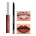 13 color lusterless liquid lipstick+lipliner set lip color makeup velvet lip color long-lasting waterproof VERONNI cosmetics set
