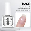 LILYCUTE 7ML Nail Base Top Polish Clear Bright Effect Semi-permanent Long Lasting Nail Art Varnish Fast Drying No Need Lamp