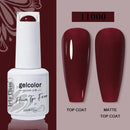 Arte Clavo Red Series Nail Polish Party Colors Gel Varnishes All For Nails Soak Off UV LED Semi Permanent Nail Art Remover Gel