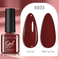 LILYCUTE 7ML Red Color Series Nail Gel DIY Nail Art Semi Permanent UV Gel Polish Long Lasting Design Manicure Supplies