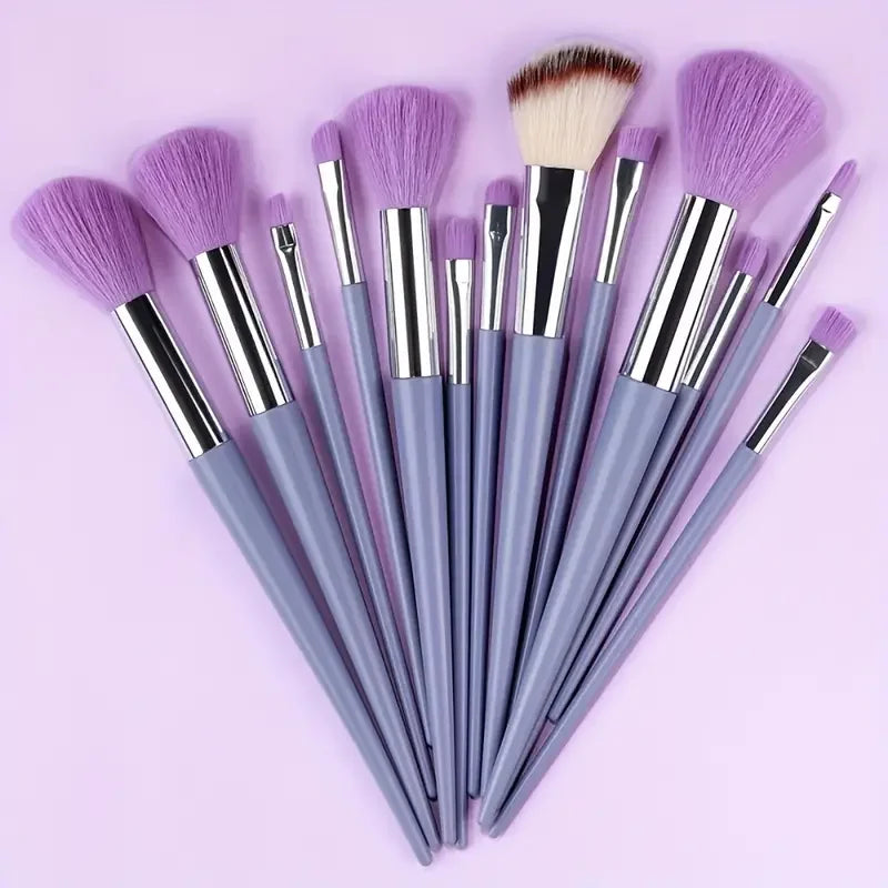 NEW13PCS Makeup Brush Set Eye Shadow Highlighter Concealer Brush Blush Loose Powder Brush Blending Soft Fluffy Women Beauty Tool