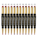 Double-ended Non-stick Cup Long Lasting Lipstick Lip Liner High Pigmented Waterproof Valentine's Day Gifts