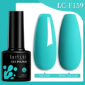 LILYCUTE 7ML 184 Colors Nail Gel Polish Shining Red Glitter Semi Permanent Nail Art Varnish Long Lasting UV LED Gel Manicure