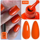 LILYCUTE 7ML 125 Colors Gorgeous Glitter Red Nail Gel Polish Semi Permanent Soak Off LED UV Gel Nail Art Manicure Varnish