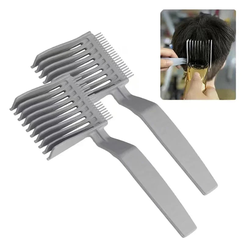 New Men's Hair Clippers Flat Hair Combs Hair Salons Anti-static Trimming Edge Trimming Push Cutting and Combing