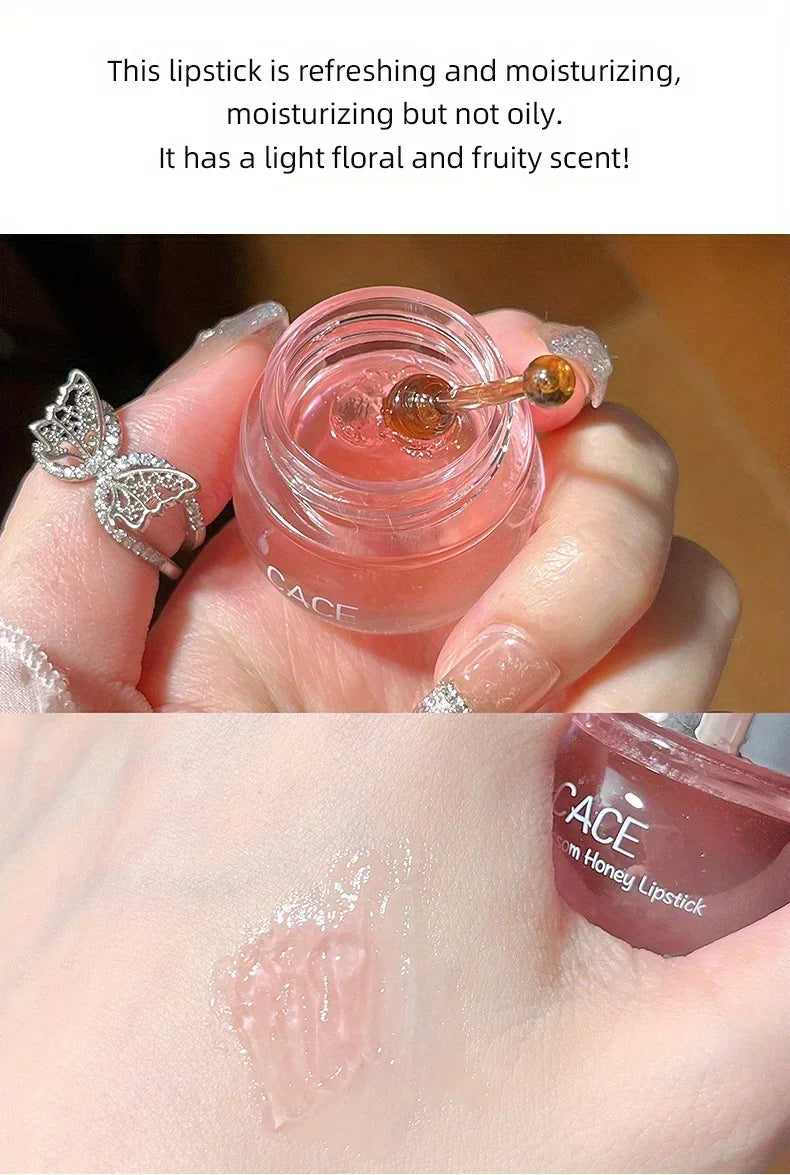 Lovely Honey Cherry Lip Oil Nourishing Lip Balm Long Lasting Moisturizing Clear Lip Oil Lip Gloss Lip Care Beauty Makeup