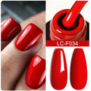 LILYCUTE 7ML Red Gel Nail Polish Matte Brown Semi Permanent Soak Off UV LED Gel Varnish Nail Art Design Manicure