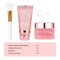 Collagen Jelly Cream Hydrolyzed Collagen Overnight Facial Mask Wrapping Peel-Off Mask Hydrating Firming Moisturizing SkinCare