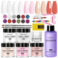 Crystal Liquid With Acrylic Powder Set Lnclude Pink White Transparent Acrylic Powder Kit Suitable Beginner Nail Kit