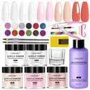 Crystal Liquid With Acrylic Powder Set Lnclude Pink White Transparent Acrylic Powder Kit Suitable Beginner Nail Kit