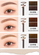 12Pcs/set Eyebrow Pencil Cosmetics for Makeup Tint Waterproof Microblading Pen Long Lasting Waterproof Blonde Brown Eye Brow