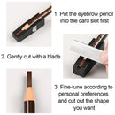 Eyebrow Pencil Microblading Supplies Set Waterproof Eyebrow Tattoo Tint Enhancers With Sharpener Brow 10Pcs Brow Trimmer Blade