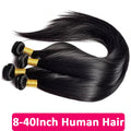 Raw Straight Human Hair Bundles Brazilian Straight Hair Bundles Human Hair 2/3/4 Pcs 8-30 Inches Human Hair Extensions