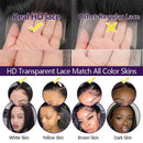 13x6 Lace Front Human Hair Wigs 40 42 Inch HD Loose Deep Wave Brazilian Curly Water Wavy 13x4 Lace Frontal Wigs For Women 250%