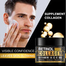 Men's Retinol Collagen Face Cream Skincare Moisturizing Brightening Hydrating Smooth Wrinkles Firming Facial Men Skin Care