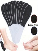 10 double sanded foot files, coarse and fine grinding, double-sided foot scraper, soft foot scab remover, foot care heel scrub