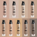 Professional makeup 9-color waterproof moisturizing liquid fully covering concealer 24H durable liquid foundation natural matt