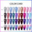 LILYCUTE 7ml Thermal Gel Nail Polish Winter Coffee Temperature Changing Semi Permanent Soak Off UV Nail Art Gel Varnish Manicure