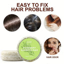 "Applying Strengthen Weak and Brittle Hair to hair"